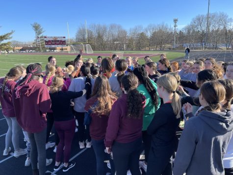 First official practice of the season for DCHS Girls Track.
