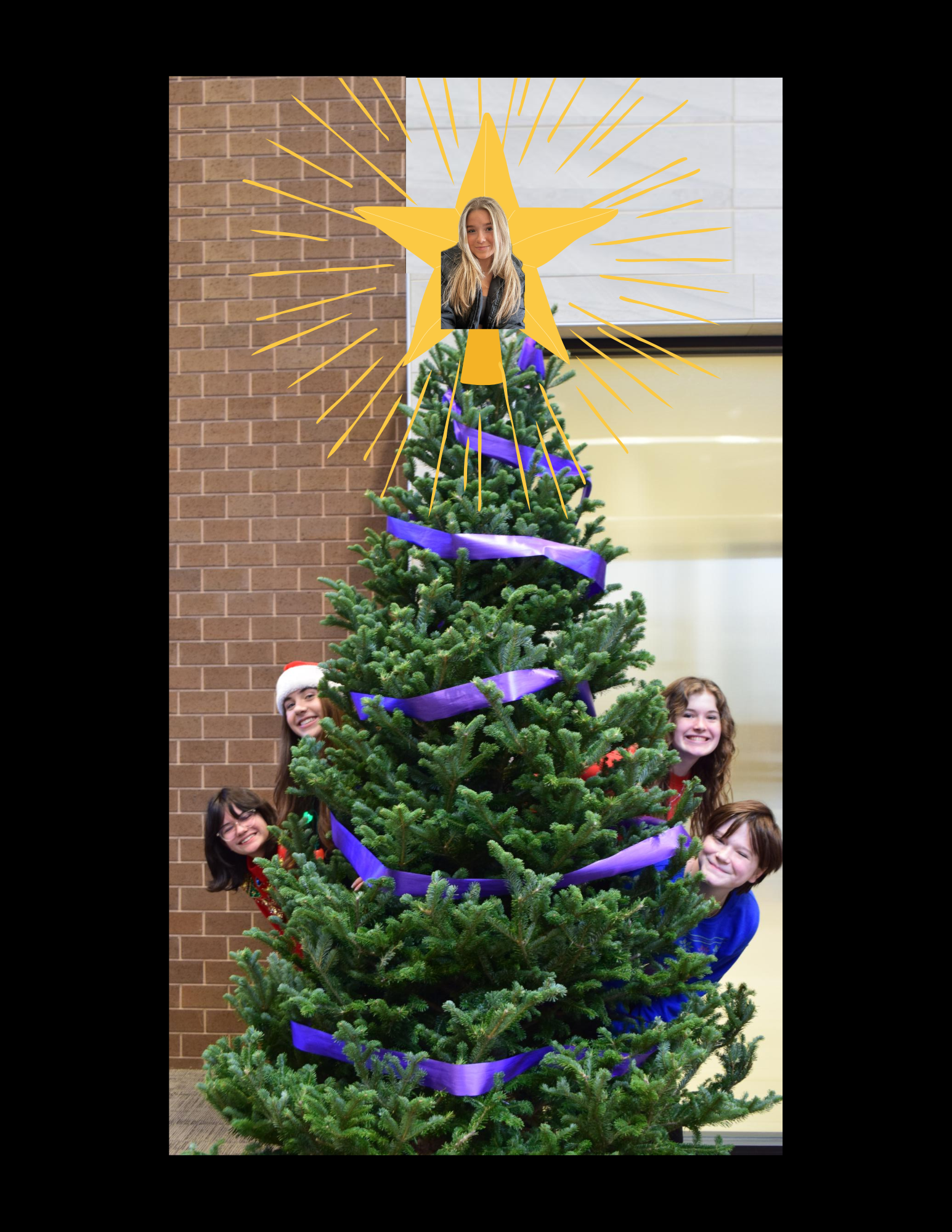 The Dowling Catholic Post staff is shining this Christmas season!