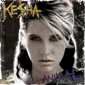 Keshas Animal (2010) album cover.