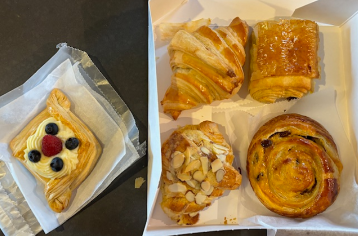 Fresh pastries from Nadia’s French Bakery on March 23.