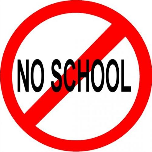 Image supporting no school, meaning a 4- day school week.