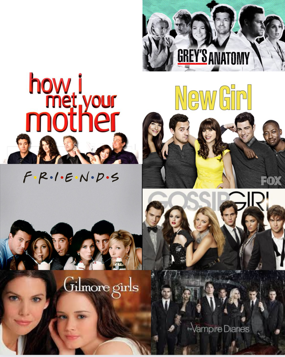 A collection of popular shows from the '90s and early 2000s.