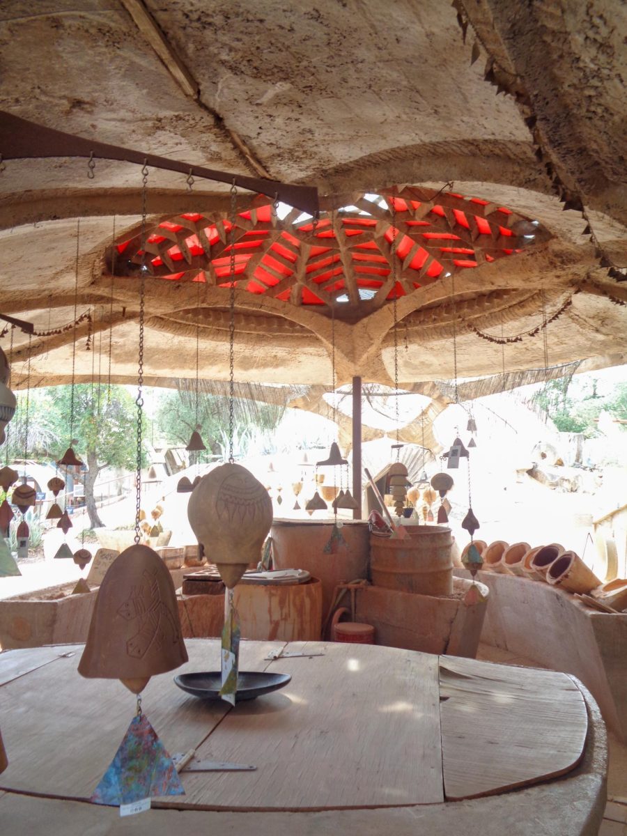A view into Cosanti's gallery