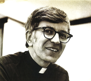 A young Fr. Acrea smiles early on in his long career as a priest. (photo courtesy of Colin Gargano). 