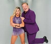 Andy Richter and his partner, Emma Slater.