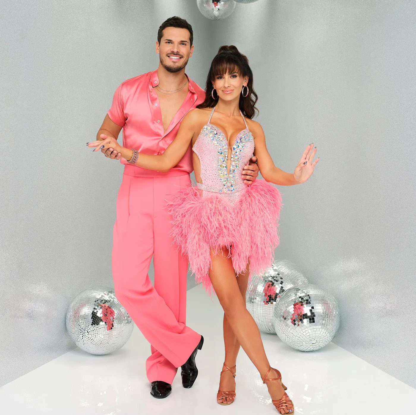 Hilaria Baldwin and her partner, Gleb Savchenko.