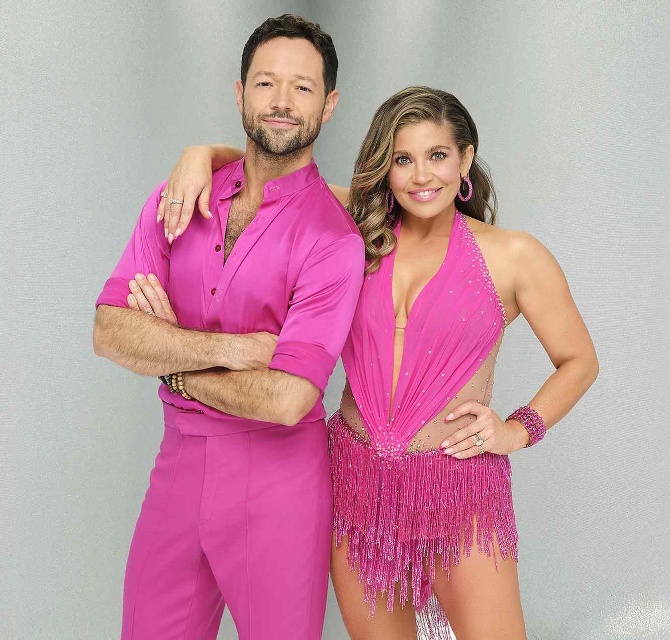 Danielle Fishel and her partner, Pasha Pashkov.
