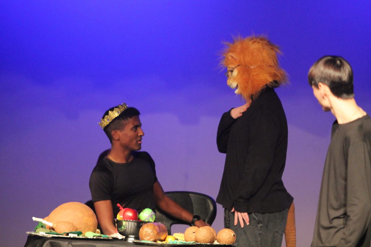 Joe Heise acts as the lion advisor to the prince. 