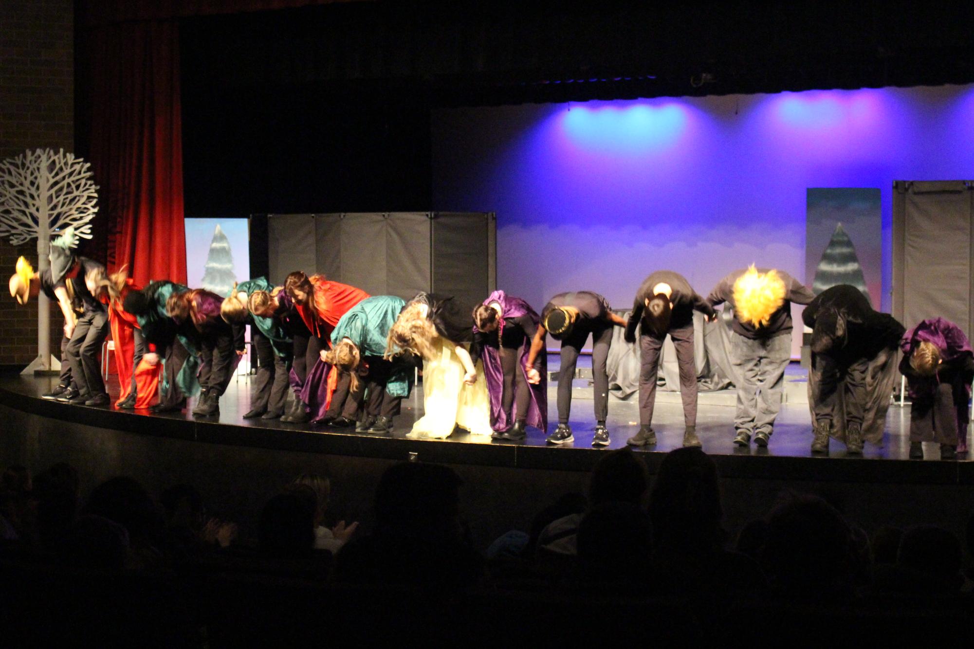 The cast bows at the end of the performance.