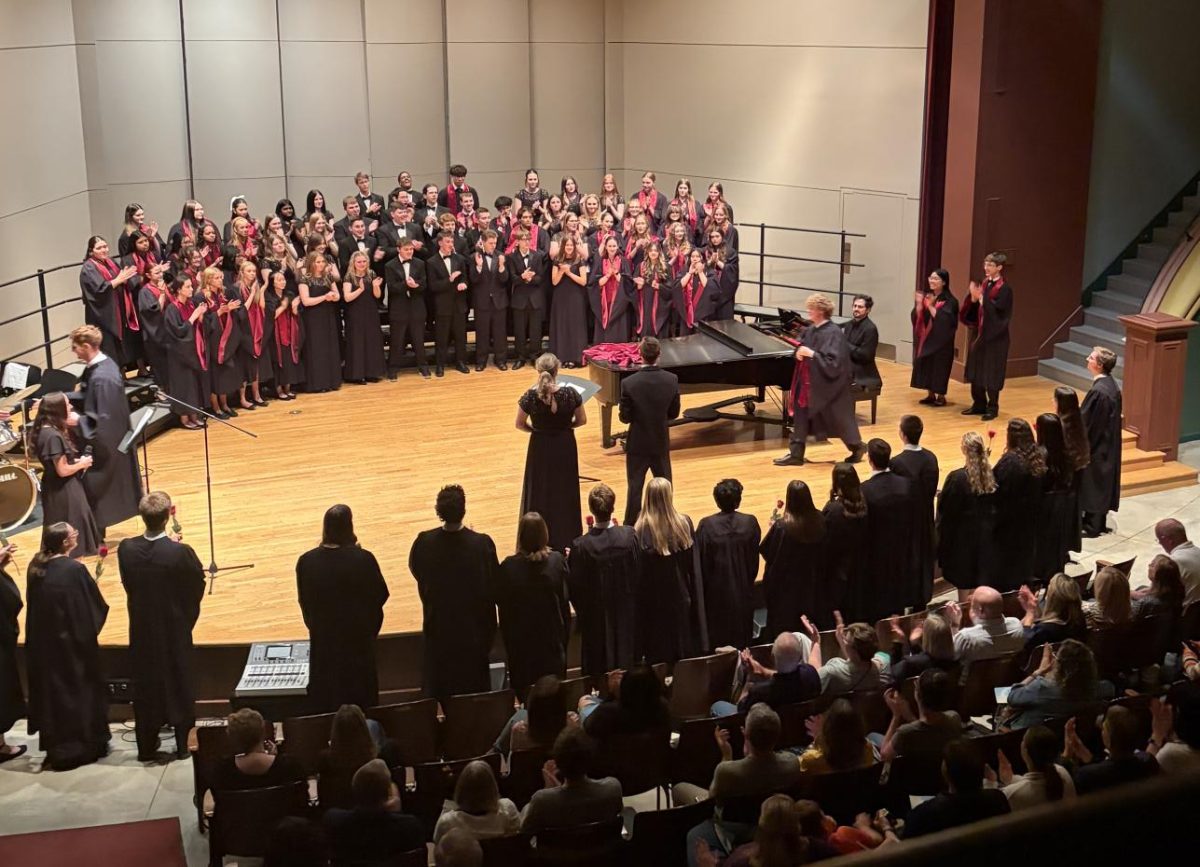 The Dowling Choir During their senior send off at the 2026 Spring Concert
